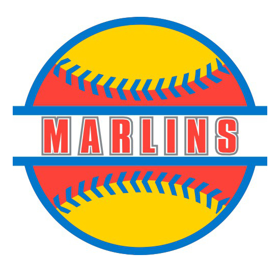 Baseball Miami Marlins Logo iron on paper